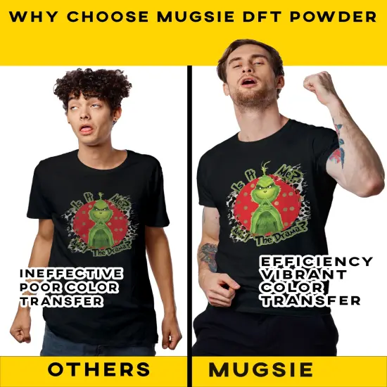 DTF Transfer Powder - 500g / 17.6oz White Hot Melt Adhesive for Sublimation, Compatible with DTF and DTG Printers, Versatile Powder for All Fabrics Including Jeans and Cotton T-Shirts {3}