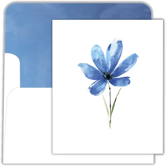 Blue Daisy Note {1}