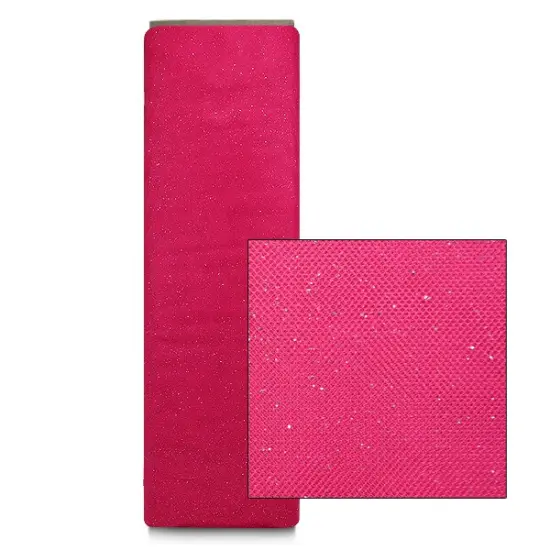 Premium Stardust Polyester Tulle Fabric Bolt of 54" X- 25 Yards Turquoise {4}