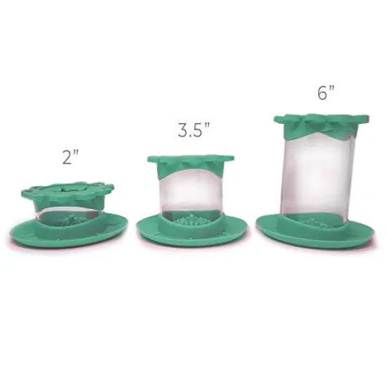 Paint Brush Cleaner Rinse Cup (All-in-One) Fine Art, Studio, Classroom | Brushes Holder & Silicone Cleaning System for Acrylic, Watercolor, and Water-Based Mediums (Mug, Green) {4}