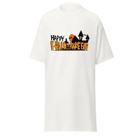 Happy Halloween spooky house unisex t-shirt {1}