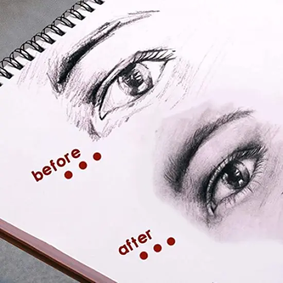 12 PCS Blending Stumps and Tortillions Paper Art Blenders with Sandpaper Pencil Sharpener Pointer for Student Artist Charcoal Sketch Drawing Tools {3}