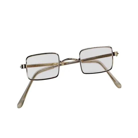 Forum Novelties Square Novelty Glasses, Metallic, One Size {1}