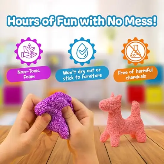 The Original Monkey Noodle - 5 Giant Blocks - Squishy Sensory Toys for Kids with Unique Needs - Fosters Creativity, Focus, and Fun - Great for Classrooms, Home, and Playtime (Ages 3+) {4}