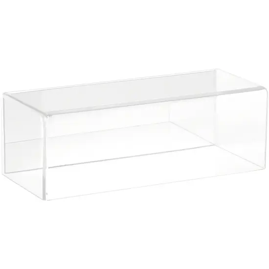 Plymor Clear Acrylic Display Case with No Base (Mirror Back), 9" W x 3.5" D x 3" H {1}