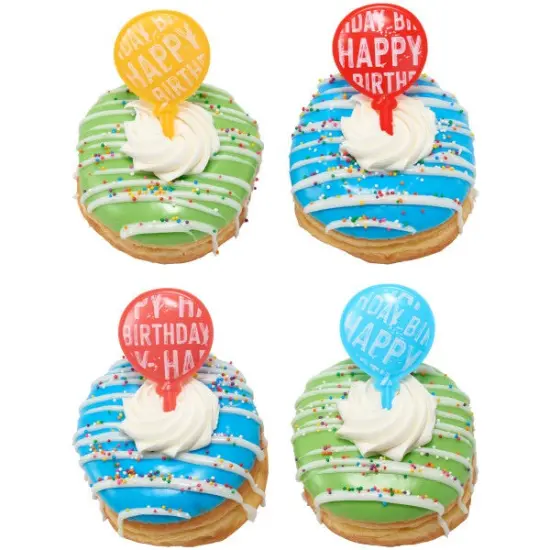 Happy Birthday Balloon DecoPics Cupcake Decoration, 12ct {5}