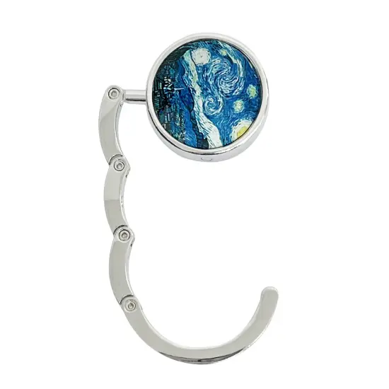 Wrapables Scenic Purse Hook Hanger, Foldable Handbag Table Hanger, Starry Night {2}