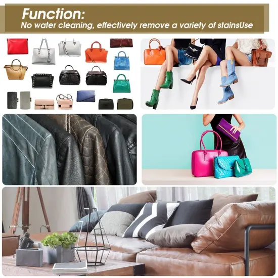 Leather Repair Cream for Car Seats and Sofas Black {3}