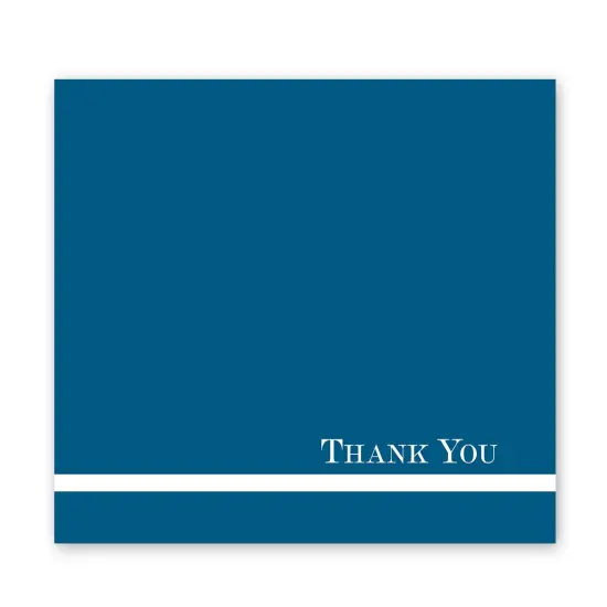 Great Papers! Thank You Note Card and White Envelope, Midnight Blue, 4.75" x 3.375"(folded), 24 count {2}