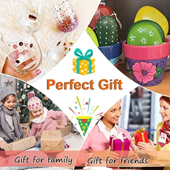 20 Colors Paint Pens Paint Markers,Oil-Based Waterproof Paint Marker Pen Set, Never Fade Quick Dry and Permanent, Works on Rocks Painting, Wood, Fabric, Plastic, Canvas, Glass, Mugs {3}