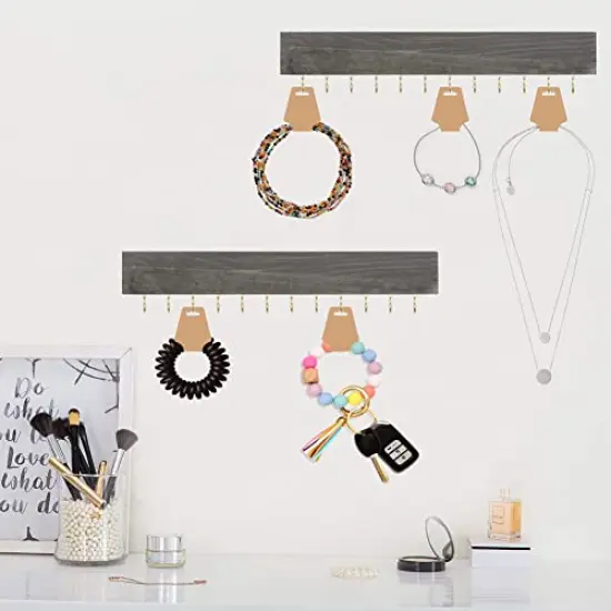 200 Pieces Keychain Display Cards with Adhesive Necklace Bracelet Jewelry Hanging Blank Kraft Paper Packaging Tags {4}