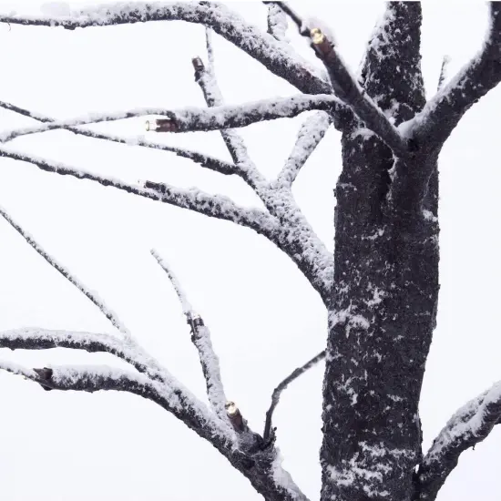 15-Inch LED Snow Bonsai Tree Table Lamp {3}