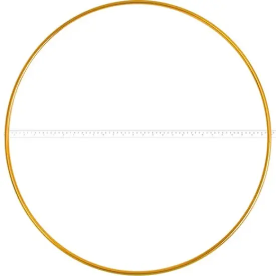 John Bead 27" Brass Metal Rings, 10pcs {3}