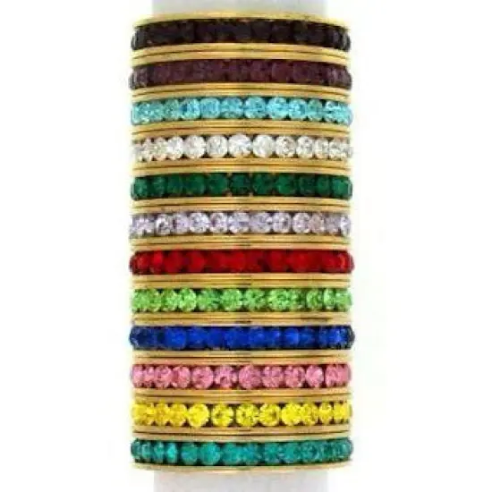 18K Gold PVD CZ Eternity Stainless Steel Ring {3}