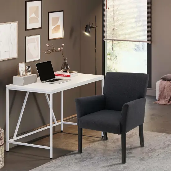 Executive Guest Chair Reception Waiting Room Arm Chair Black {2}