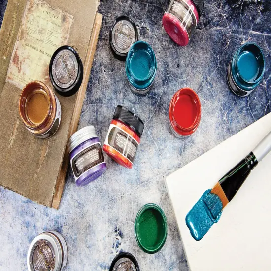 Finnabair Sparks Acrylic Paint 1.7oz {4}