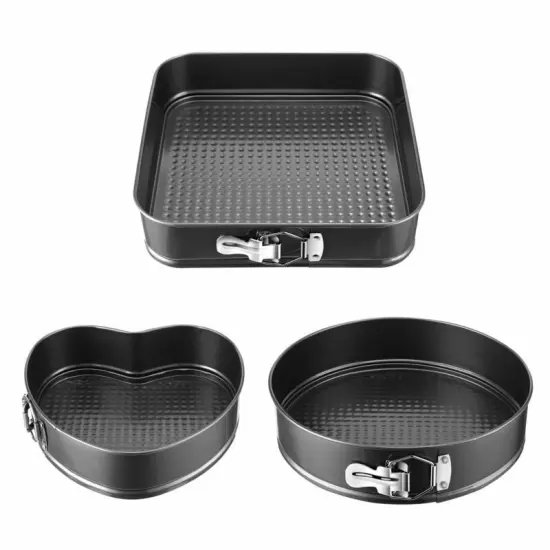 Set Non Stick Leakproof Round Cake Pan Bakeware Baking {1}