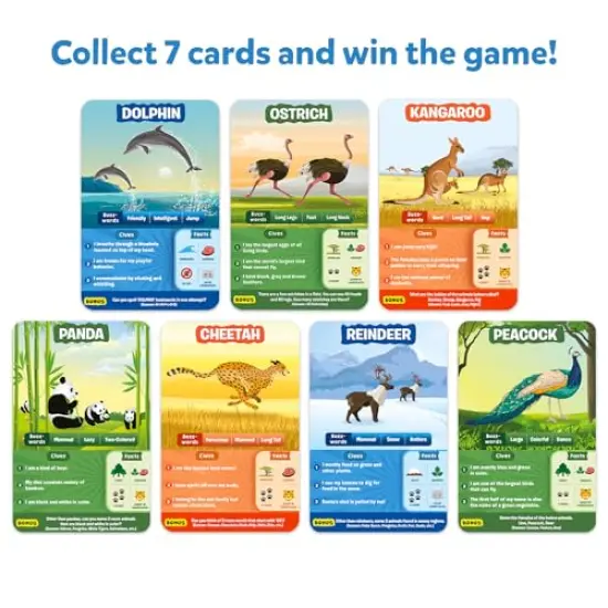 Guess in 10 Animal Planet, Perfect for Boys, Girls, Kids, and Families Who Love Toys, Board Games, Gifts for Ages 6, 7, 8, 9 {5}