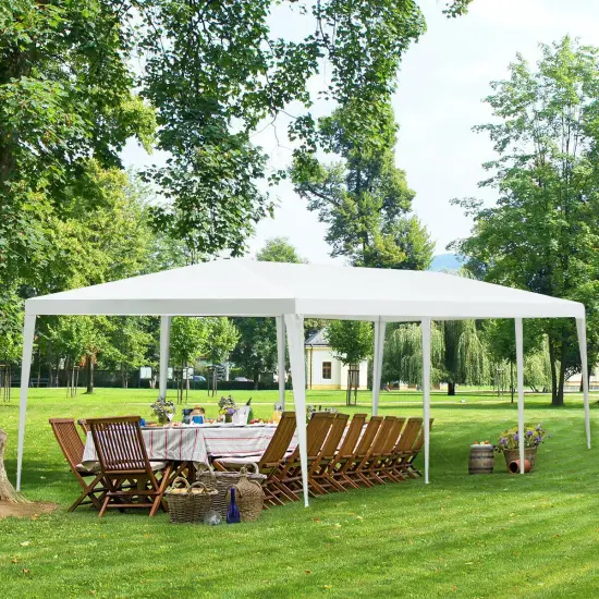 10' x 30' Waterproof Gazebo Canopy Tent with Connection Stakes and Wind Ropes {2}