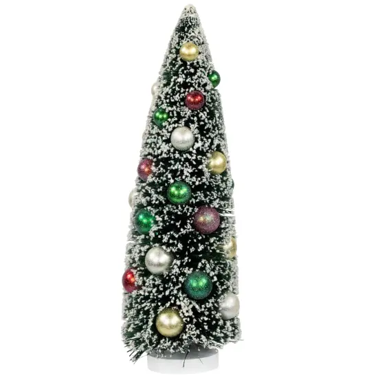 Northlight 15" Green Frosted Sisal Pine Artificial Christmas Tabletop Tree {1}