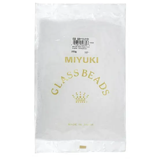 Miyuki 250g Transparent Round Seed Beads, 11/0 Crystal #131 {3}
