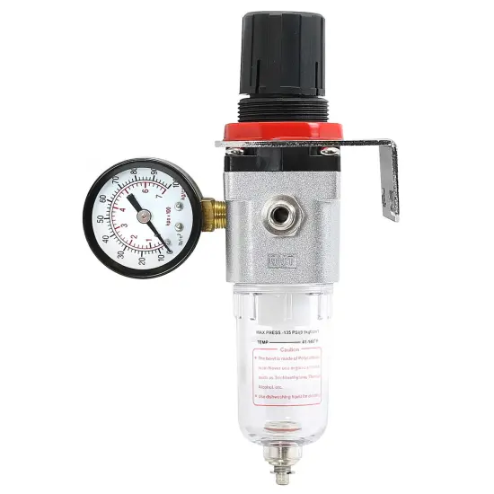 PointZero Pro Airbrush Air Compressor Regulator with Water-Trap Filter {2}