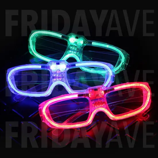 12 Pack Light Up Shades Flashing Wedding Party Supplies {1}