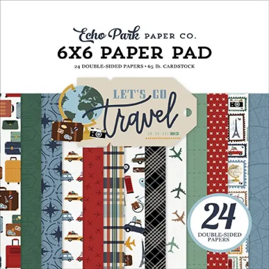 Echo Park Let's Go Travel 6x6 Paper Pad {1}