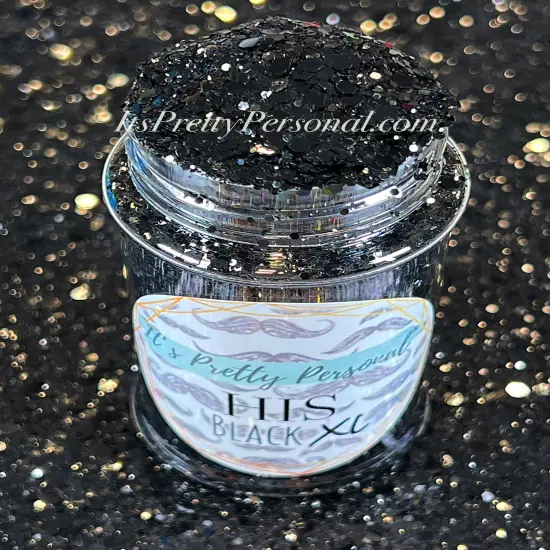 &ldquo;HIS- Black XL&rdquo; - Sheen Collection XL {1}