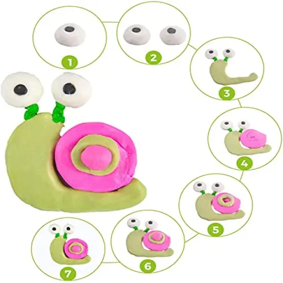 ifergoo Polymer Clay Kits, Oven Bake Clay Model Clay, Safe and Non-Toxic DIY Modeling Clay, Sculpting Clay Tools and Accessories,Ideal Gift for Children, Adults and Artists {5}