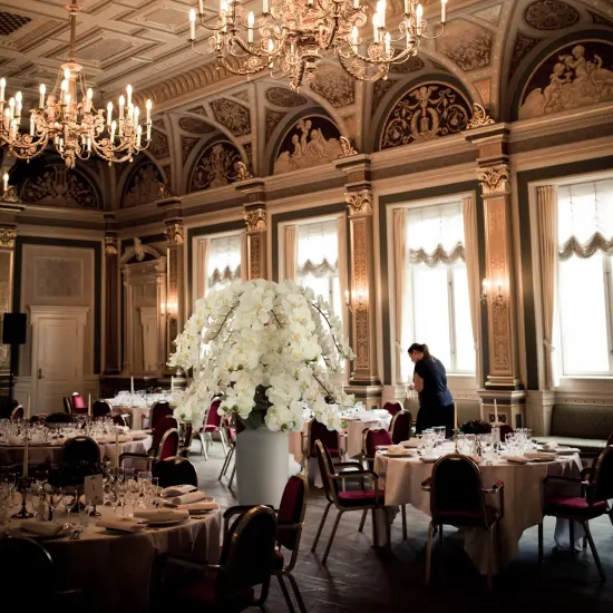 12-Pack: Massive White Phalaenopsis Orchid Stem, Floral Home by Artificial Flowers {4}