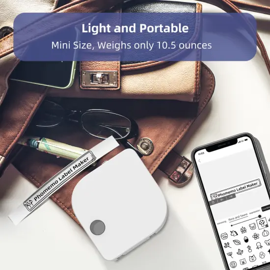 Wireless Pocket Mini Thermal Transfer Label Maker Paper Printer {4}