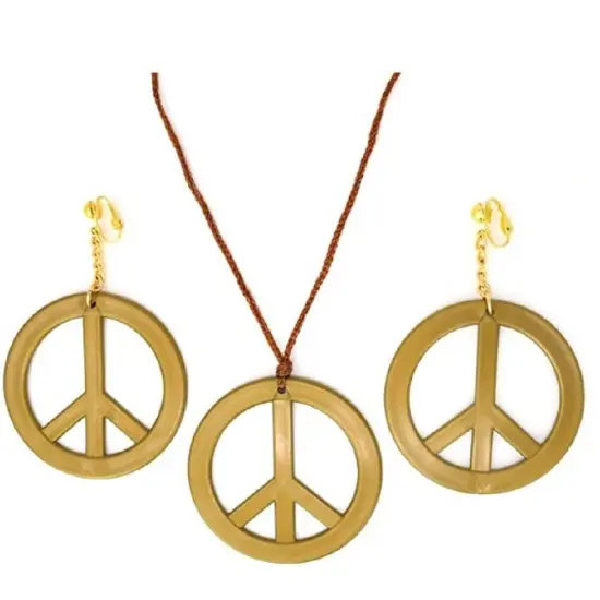 Rubie's Costume Co Peace Pendant/Earring Set Costume {1}