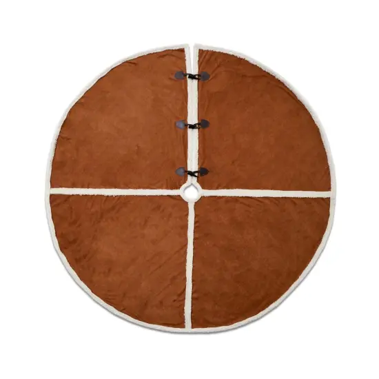 Faux Shearling Tree Skirt - 60" {2}