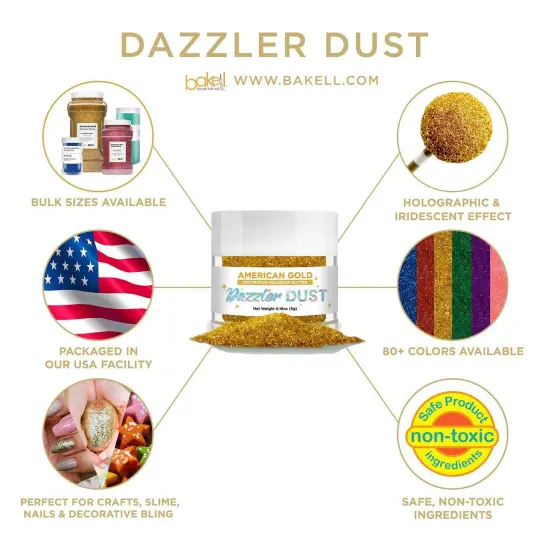 American Gold Dazzler Dust&reg; 5 Gram Jar {4}