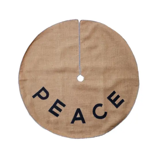 The Peace Jute Tree Skirt - 60" {1}