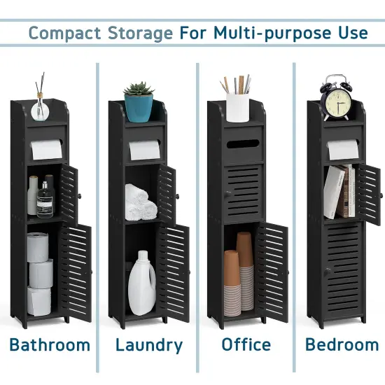Clara Clark Bathroom Storage Organizer Black {6}