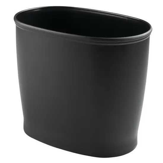 mDesign Plastic 2.25 Gallon Slim Trash Can Garbage Wastebasket Bin {1}