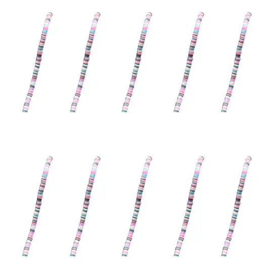 Kitcheniva 6mm Heishi Beads Clay Disc Flat Vinyl DIY Jewelry 10 Strands Macaron asstd {1}