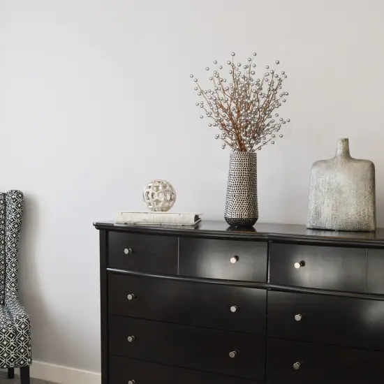 17" Silver Holly Berry Christmas Stem Picks with 35 Berries, Perfect for Holiday Trees, Wreaths & Floral Arrangements - 2024 Christmas Collection, Floral Home by Artificial Flowers {4}