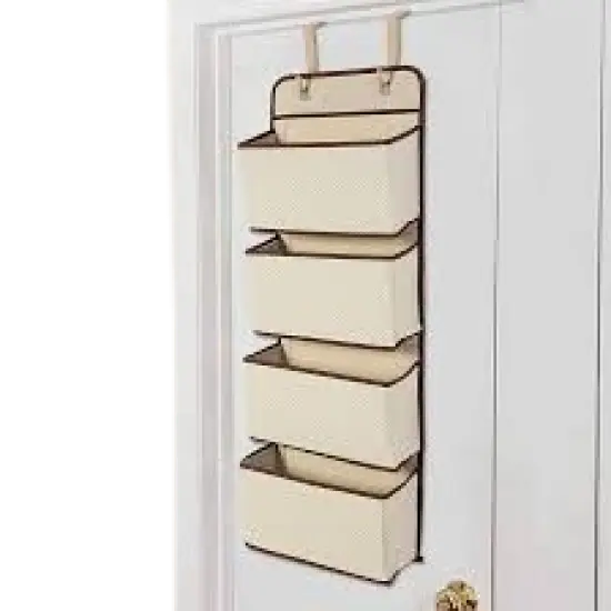 Mesh Over Door Storage Organizer Hanging Closet Shelf Bag {1}