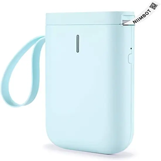 Label Maker Machine D11 Label Printer Tape Included Portable Wireless Connection Multiple Templates Available for Phone Easy to Use Office Home Organization USB Rechargeable {3}