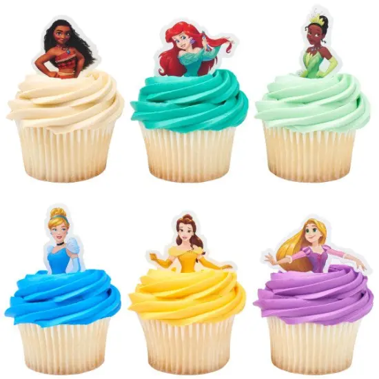 Disney Princess Poly DecoPics&reg; Cupcake Decoration, 12ct {2}