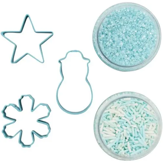Winter Sprinkles and Mini Cookie Cutter Set {2}