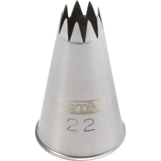 #22 Star Decorating Tip, 1ct {1}