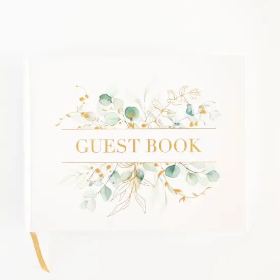 bloom daily planners Guest Book, 7" x 9", Boho Greenery {6}
