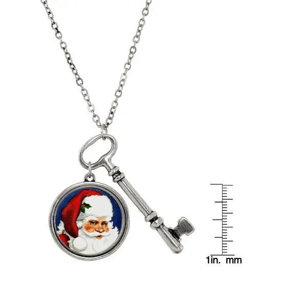 Santa Colorized Washington Quarter and Magic Key {3}