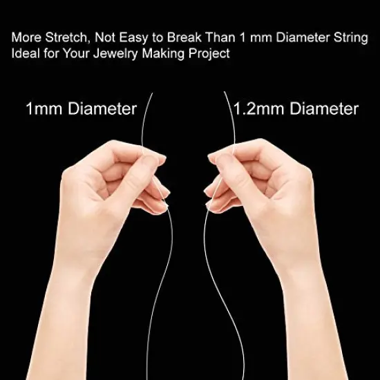 1.2mm Elastic Stretch String Cord for Jewelry Making Bracelet Beading Thread {6}