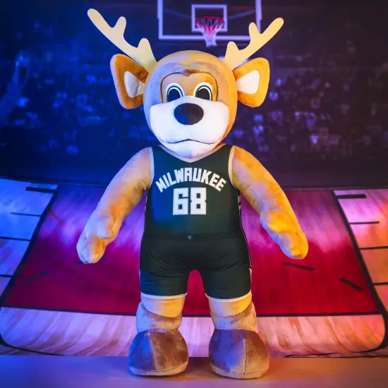 Bleacher Creatures Milwaukee Bucks Bango 20" Jumbo Mascot Plush Figure (Icon Uniform) {4}