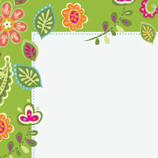 Great Papers! Paisley Flowers Stationery Letterhead, Invitations and Announcements, Printer Friendly, 8.5"x11", 80 Pack {2}